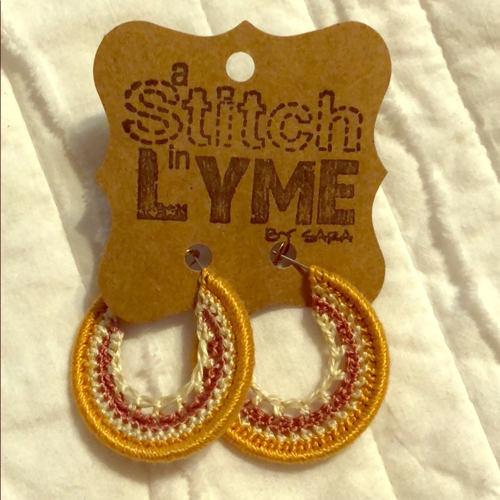 Handmade crochet earrings